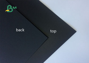Dostosowane 80gsm - 450gsm Book Binding Board, jeden rozmiar pokryty czarną papierową tabliczką na zawieszkę